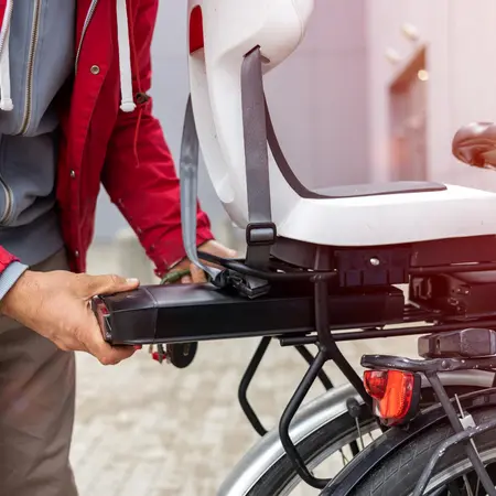 Lithium-ion-batteri i elcykel