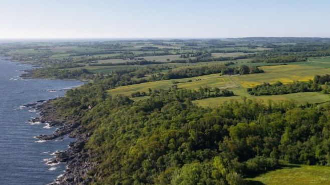 Klippekyst ved Randkløve Skaar på Bornholm
