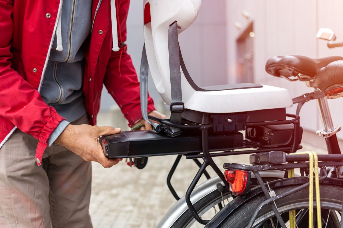 Lithium-ion-batteri i elcykel